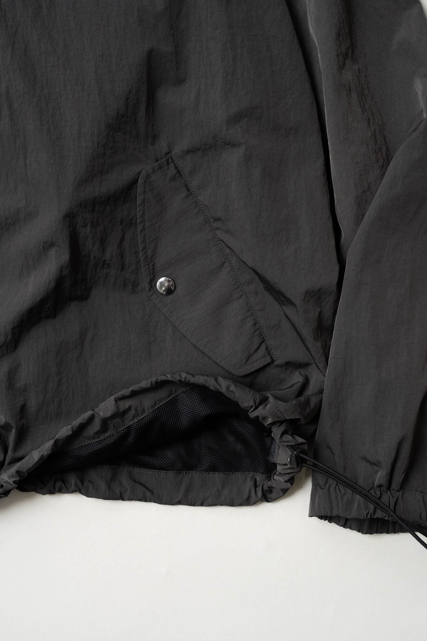 SHADOW NYLON ANORAK - GREY