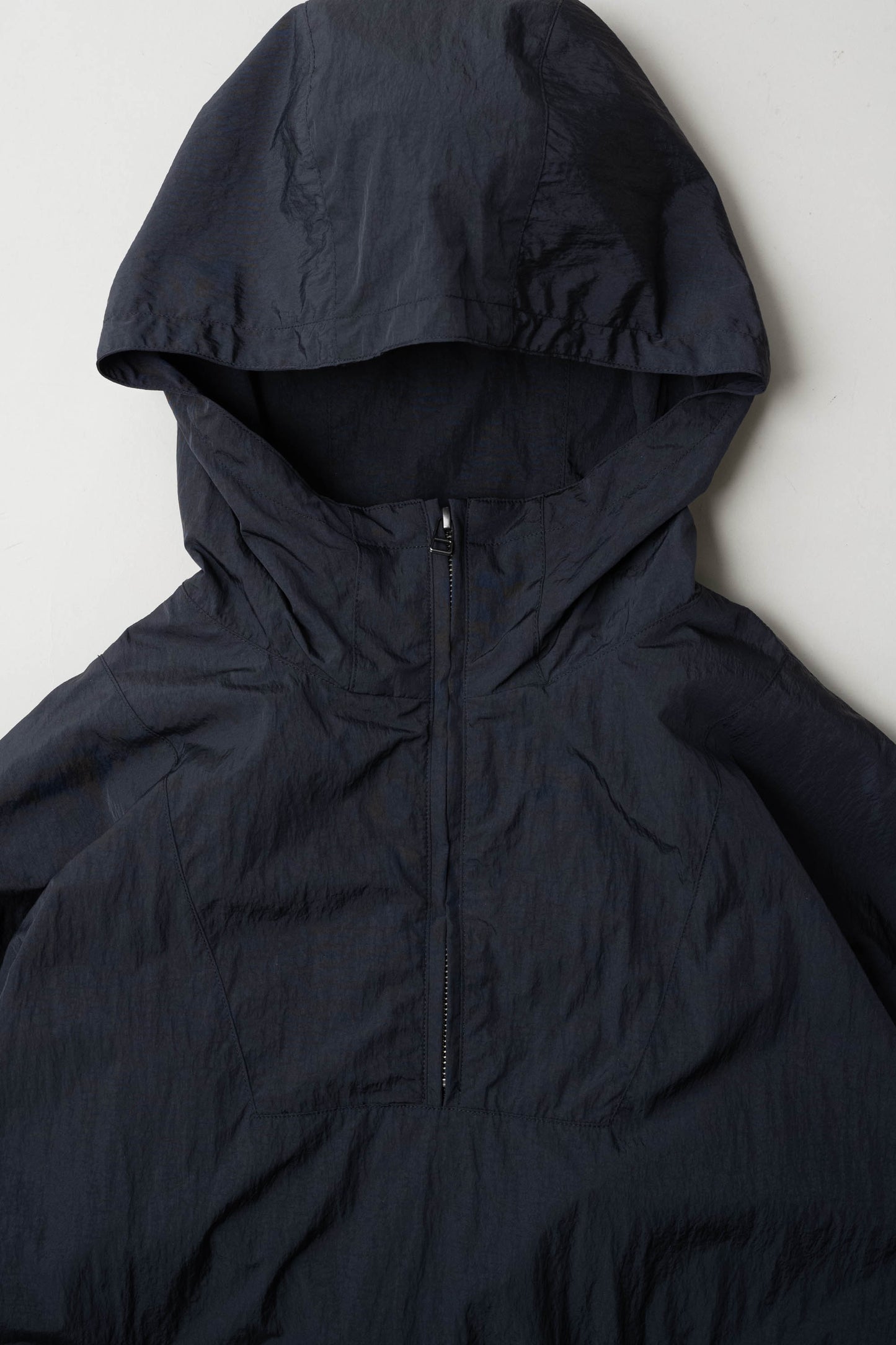 SHADOW NYLON ANORAK - BLACK