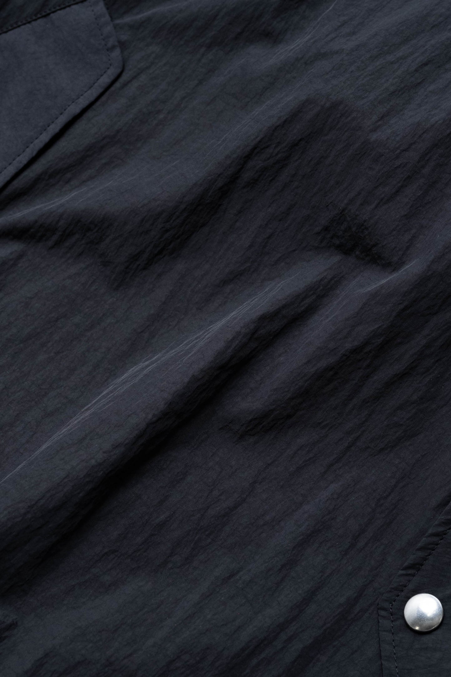SHADOW NYLON ANORAK - BLACK