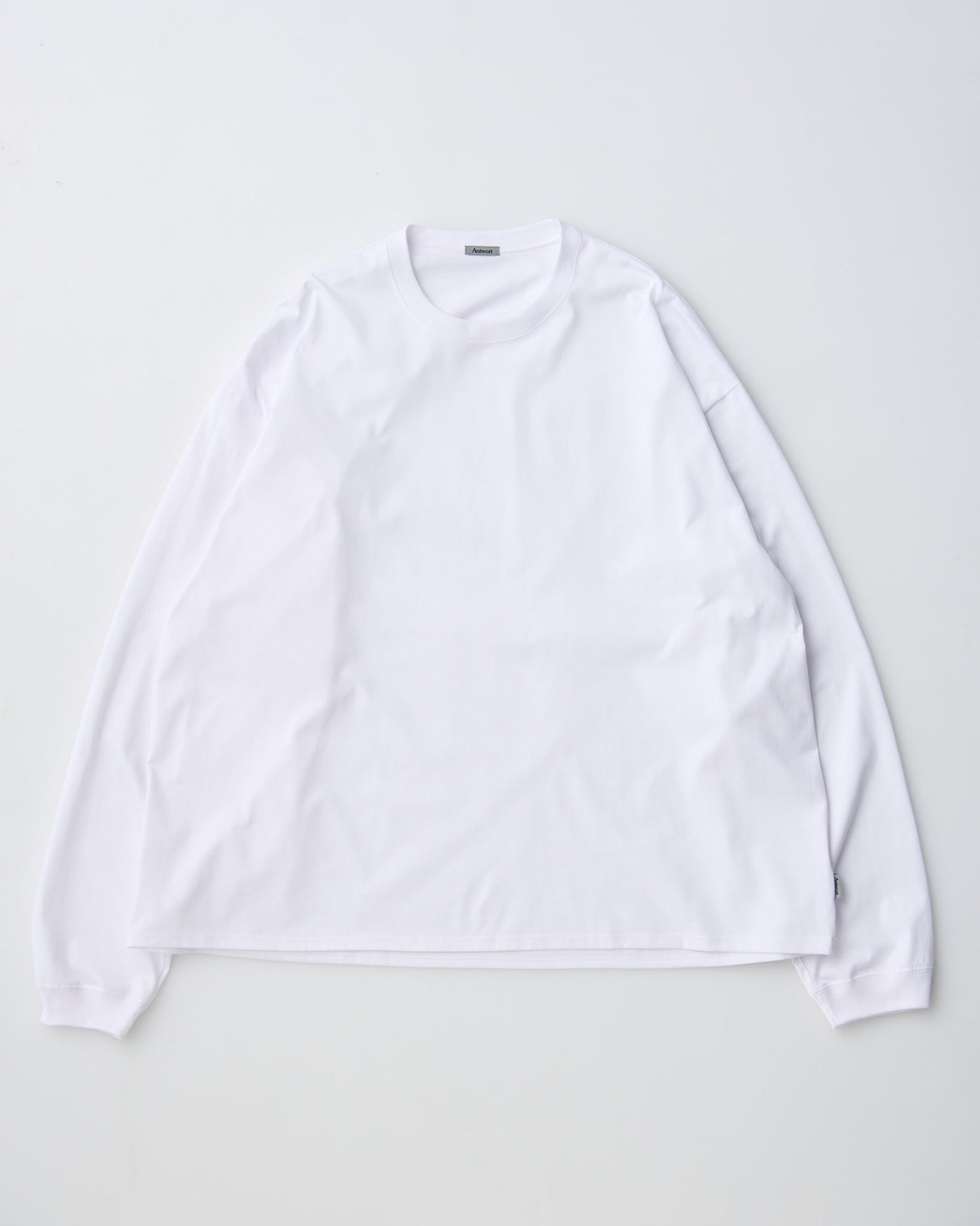 RELAXED SMOOTH LS TEE - WHITE
