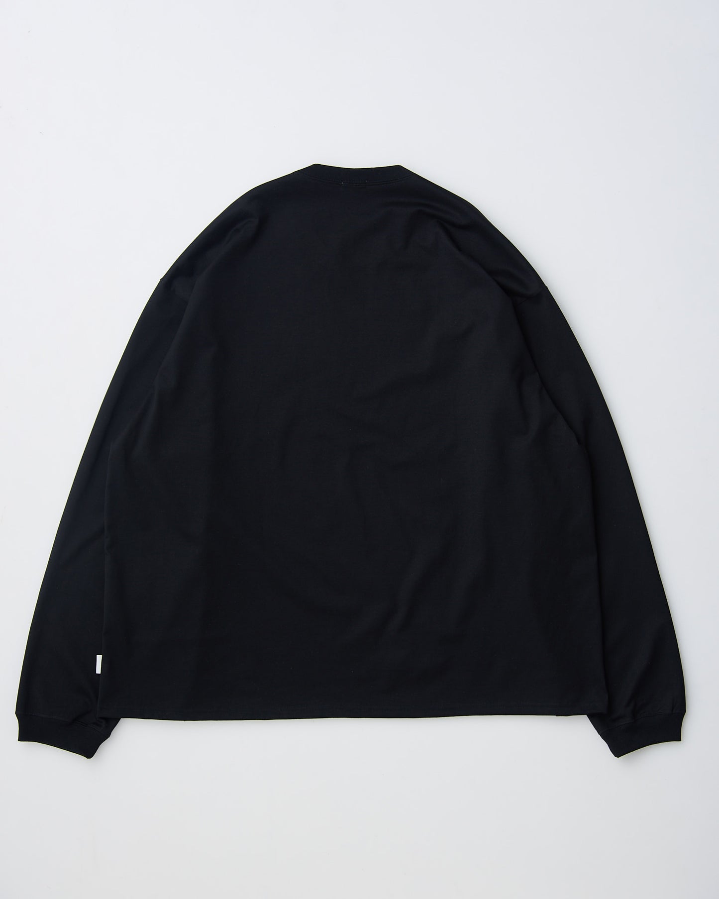RELAXED SMOOTH LS TEE - BLACK