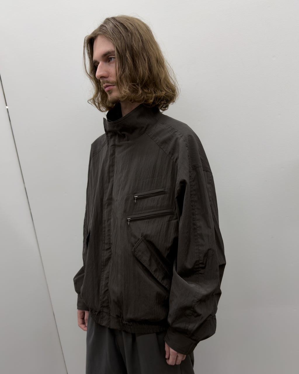 WOOL NYLON RIDERS BLOUSON