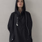 SHADOW NYLON ANORAK - BLACK