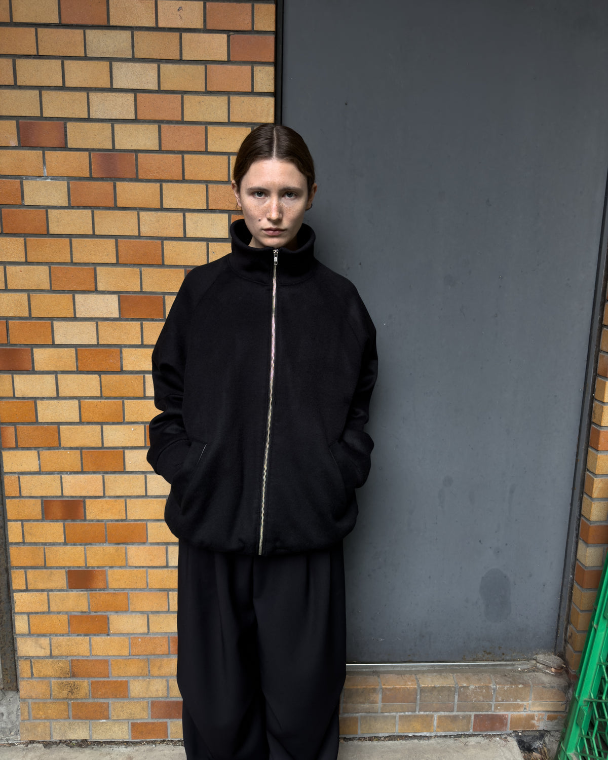 WOOL CASHMERE DRIVERS JACKET
