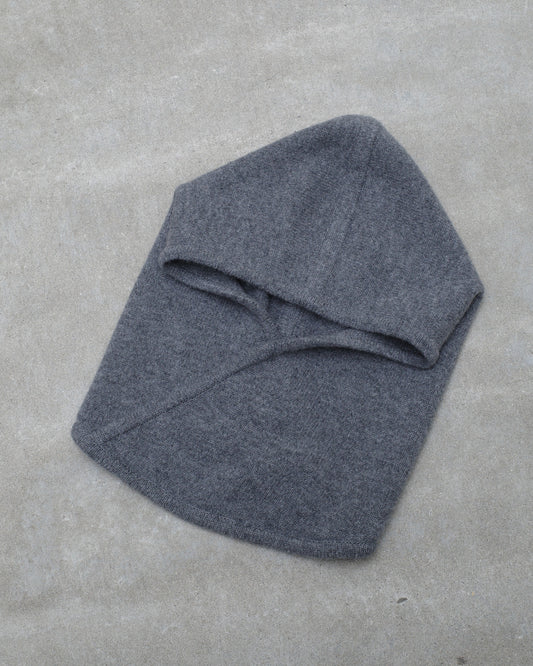 NZ WOOL BALACLAVA - GRAY