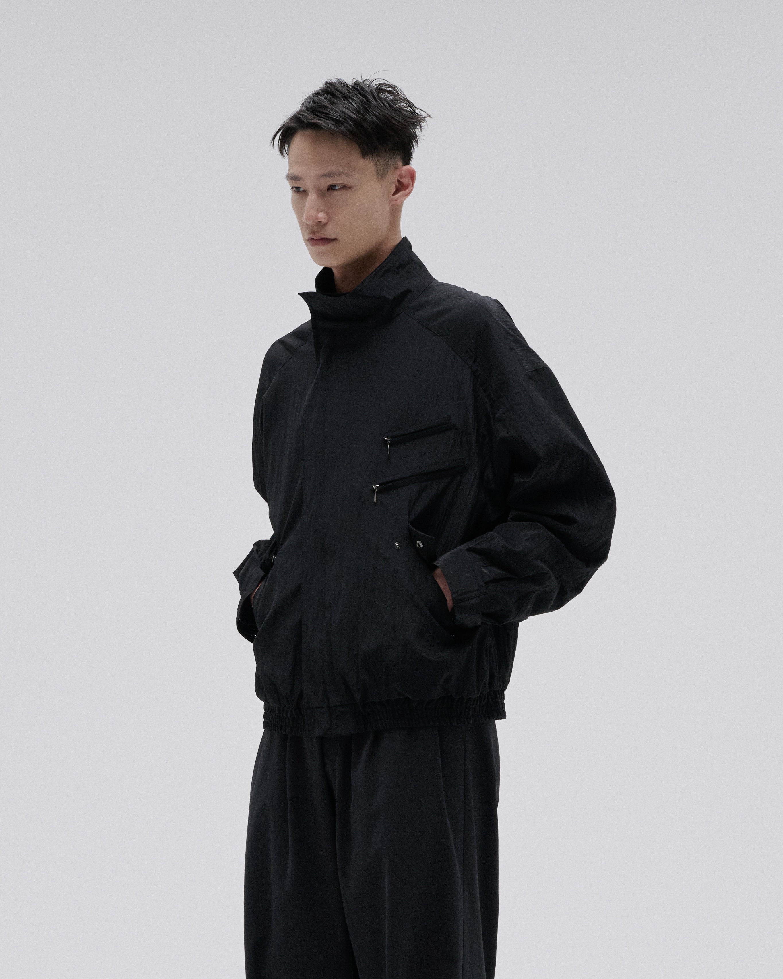 WOOL NYLON RIDERS BLOUSON