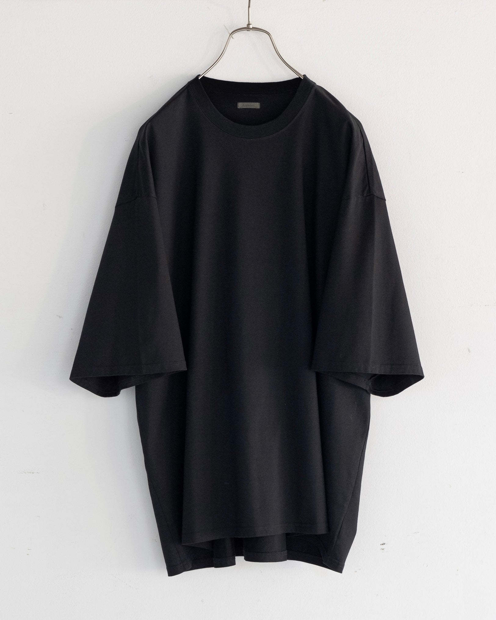 COTTON JERSEY S/S TEE - BLACK
