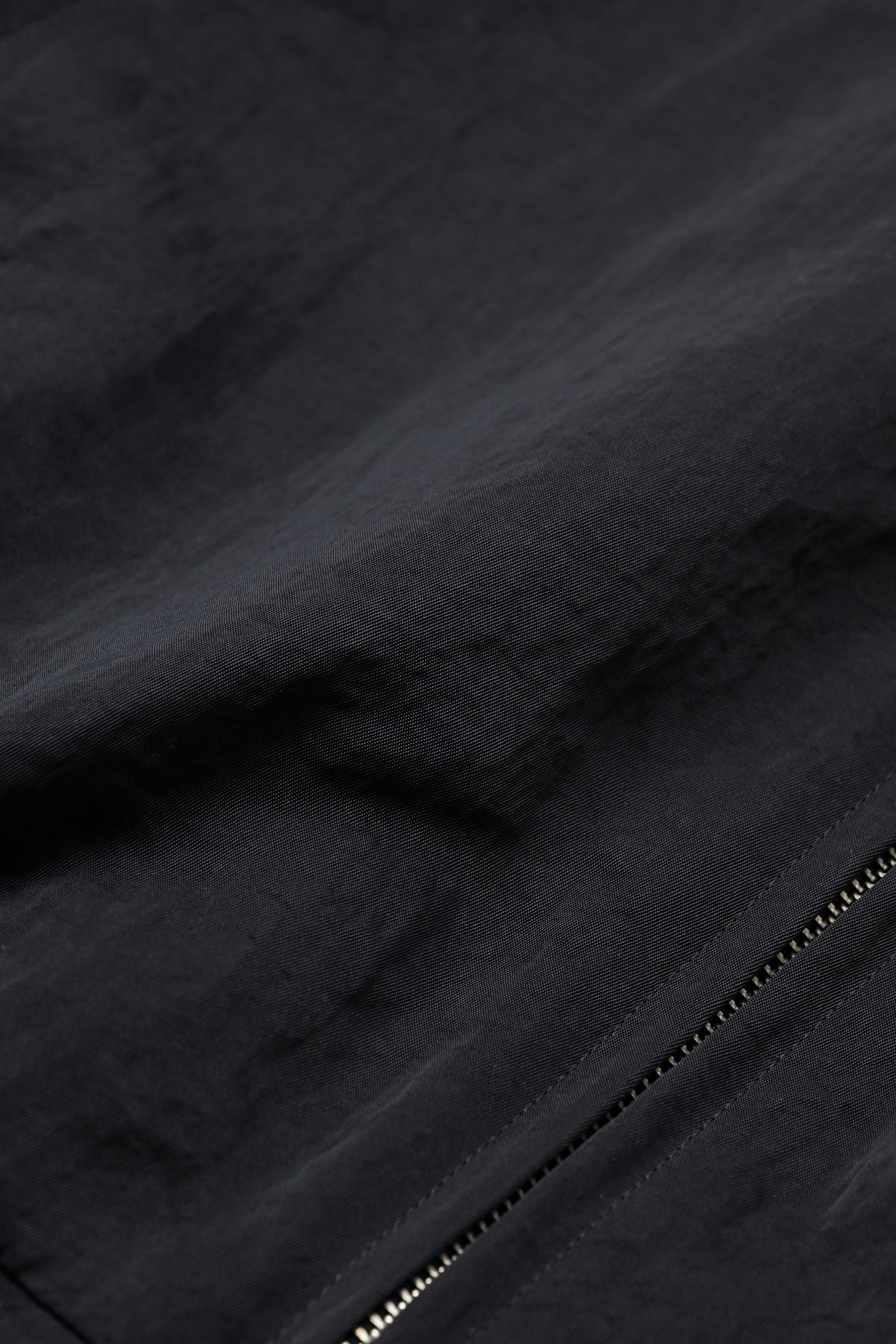 LEATHER PIPED BOMBER JACKET - BLACK