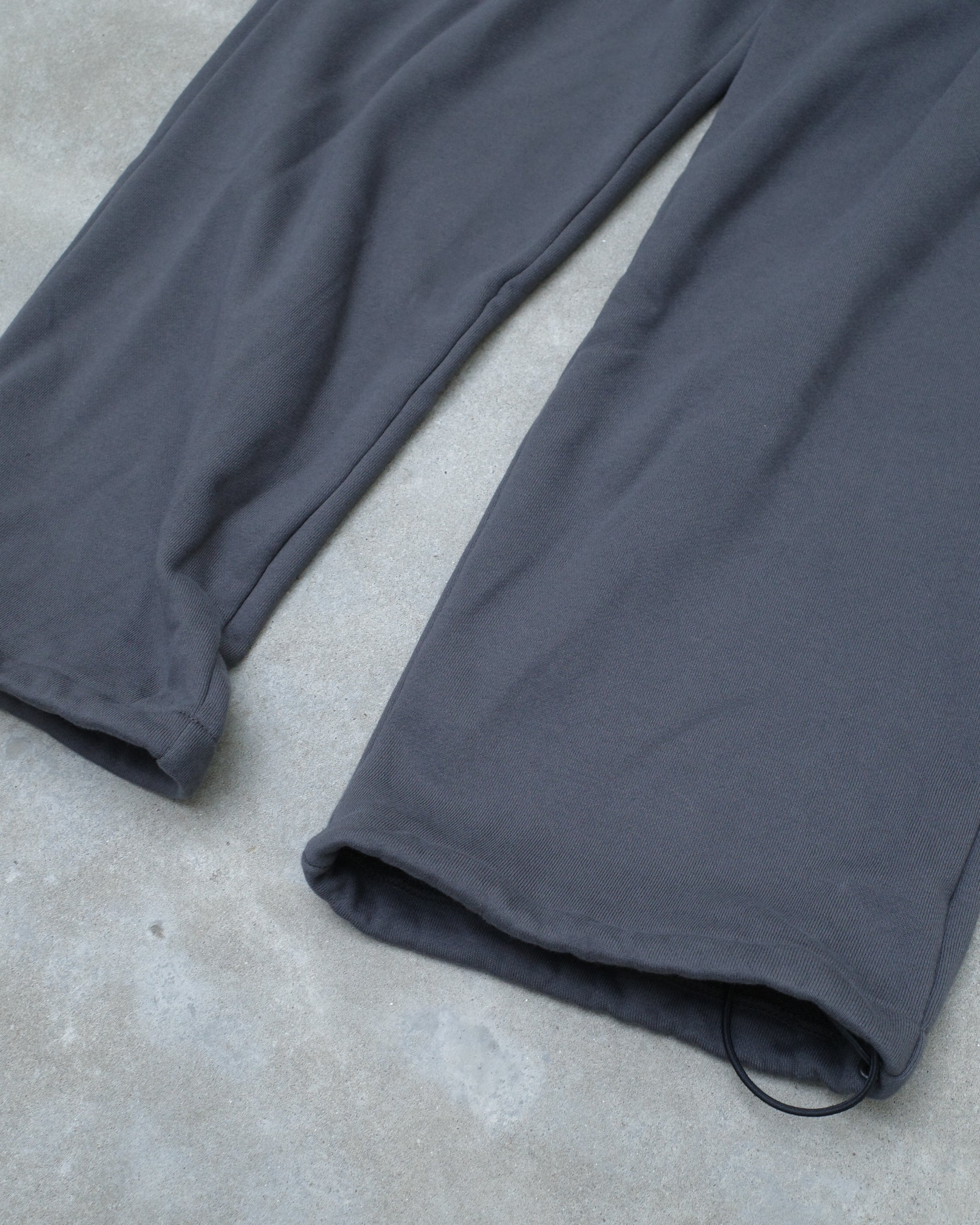 WIDE SWEAT TROUSERS - CLOUDY