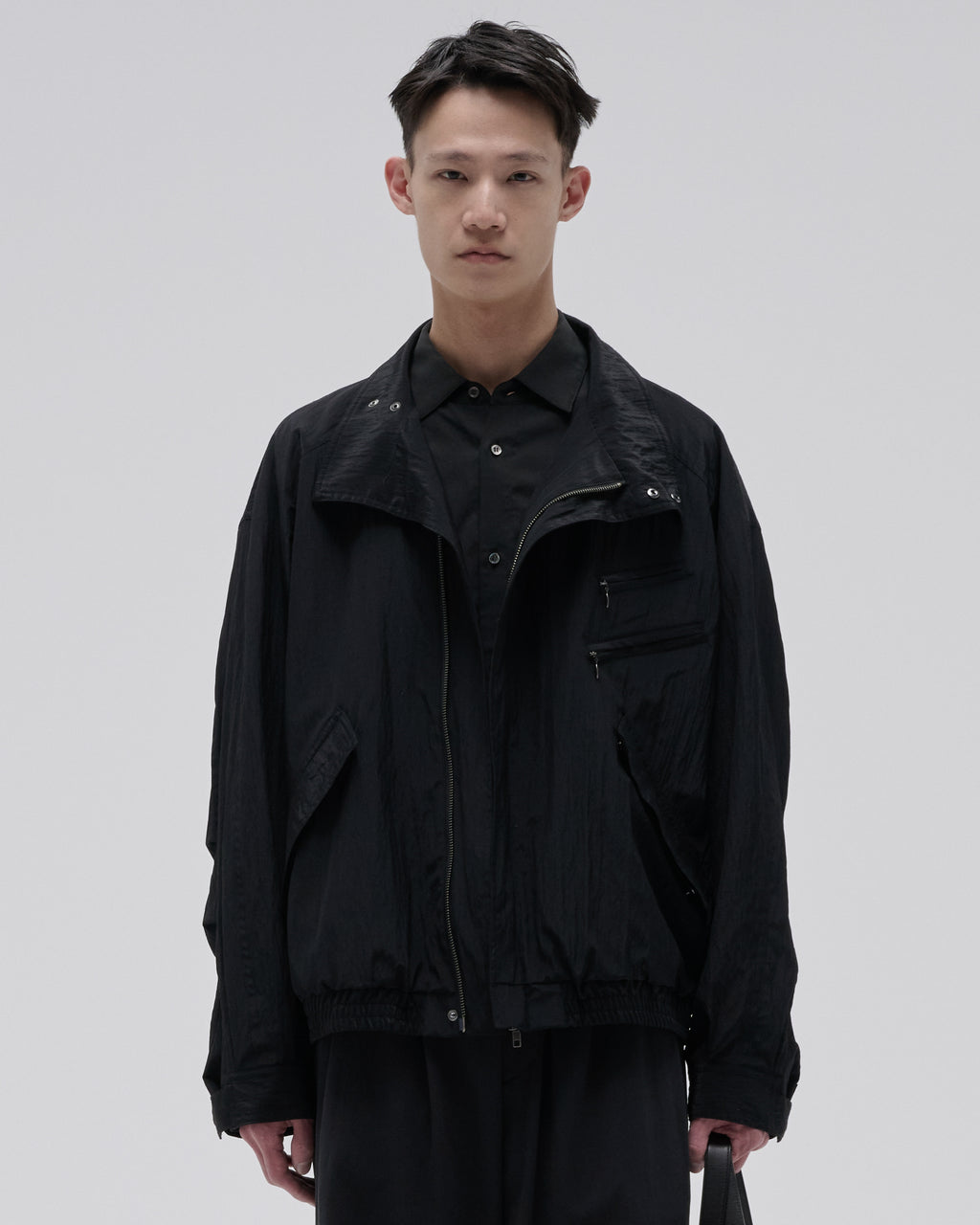 WOOL NYLON RIDERS BLOUSON
