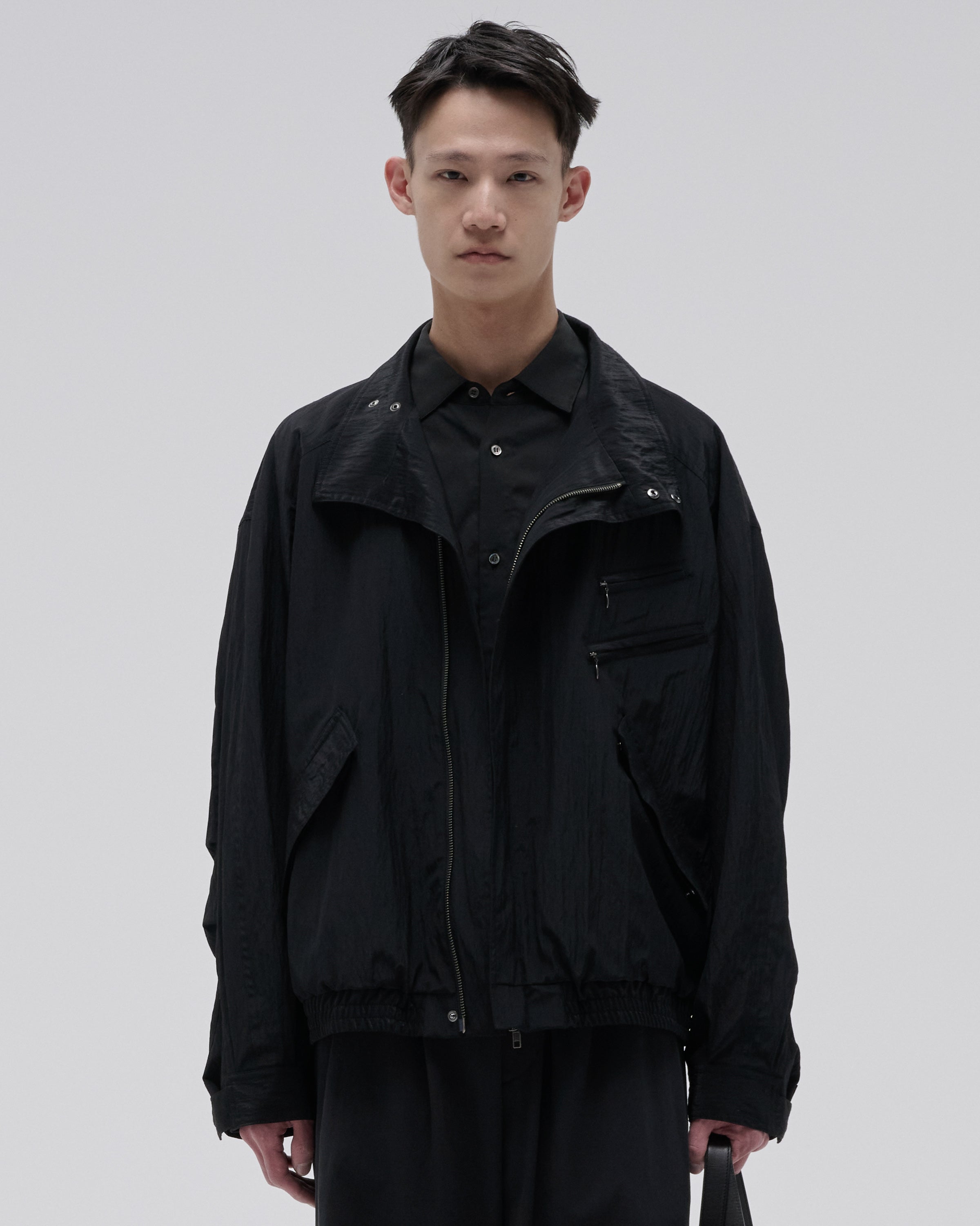 WOOL NYLON RIDERS BLOUSON