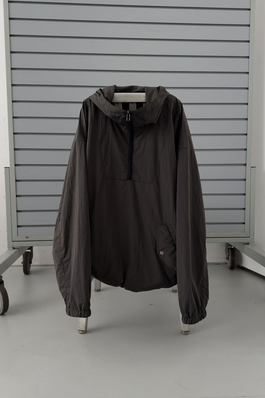 SHADOW NYLON ANORAK - GREY