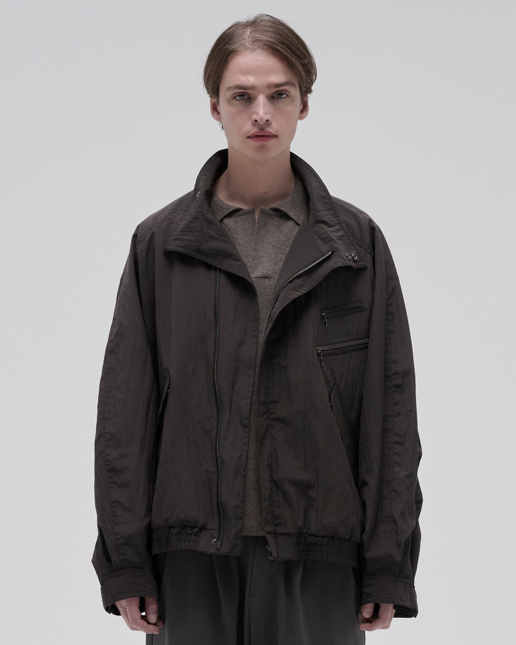 WOOL NYLON RIDERS BLOUSON