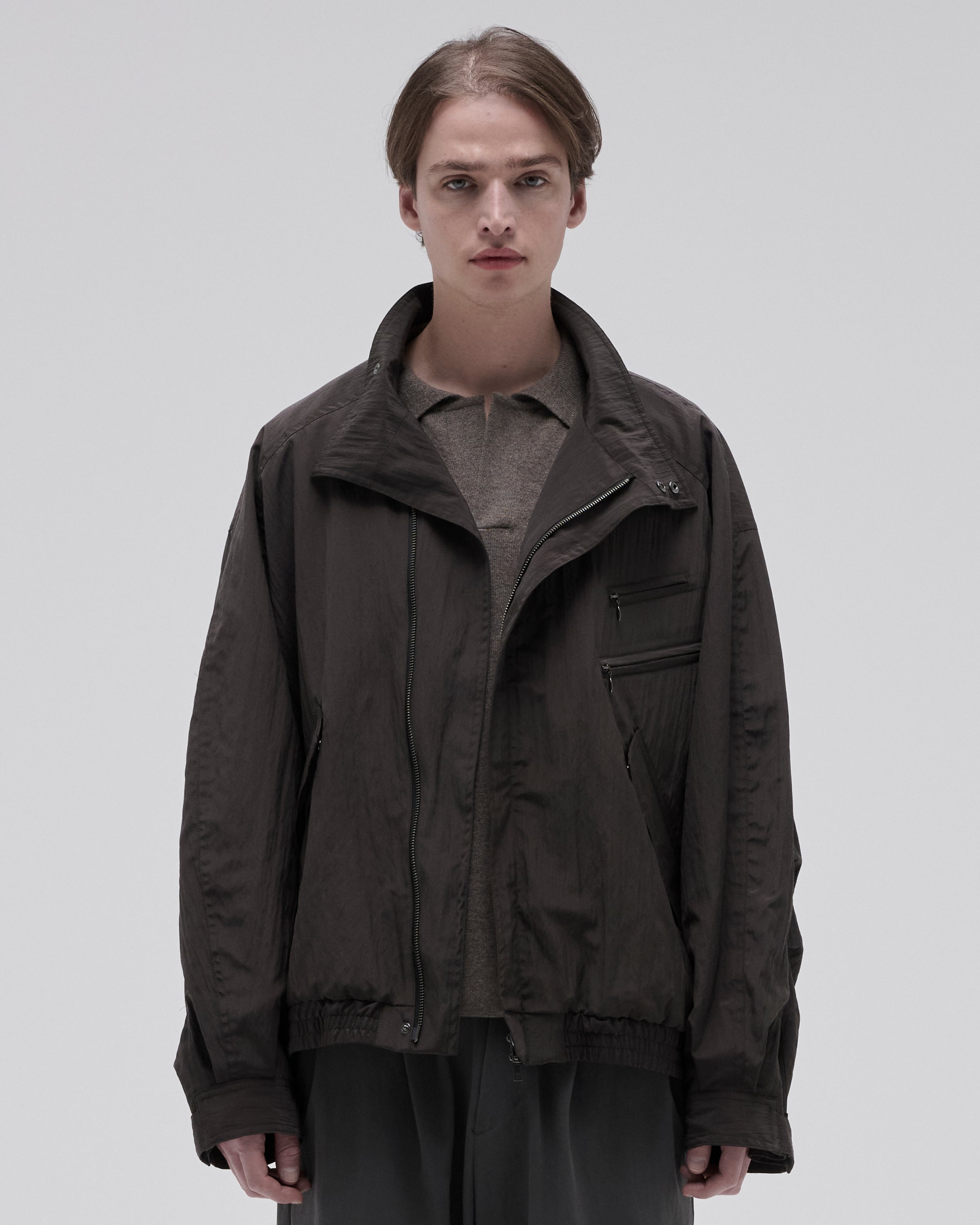 WOOL NYLON RIDERS BLOUSON