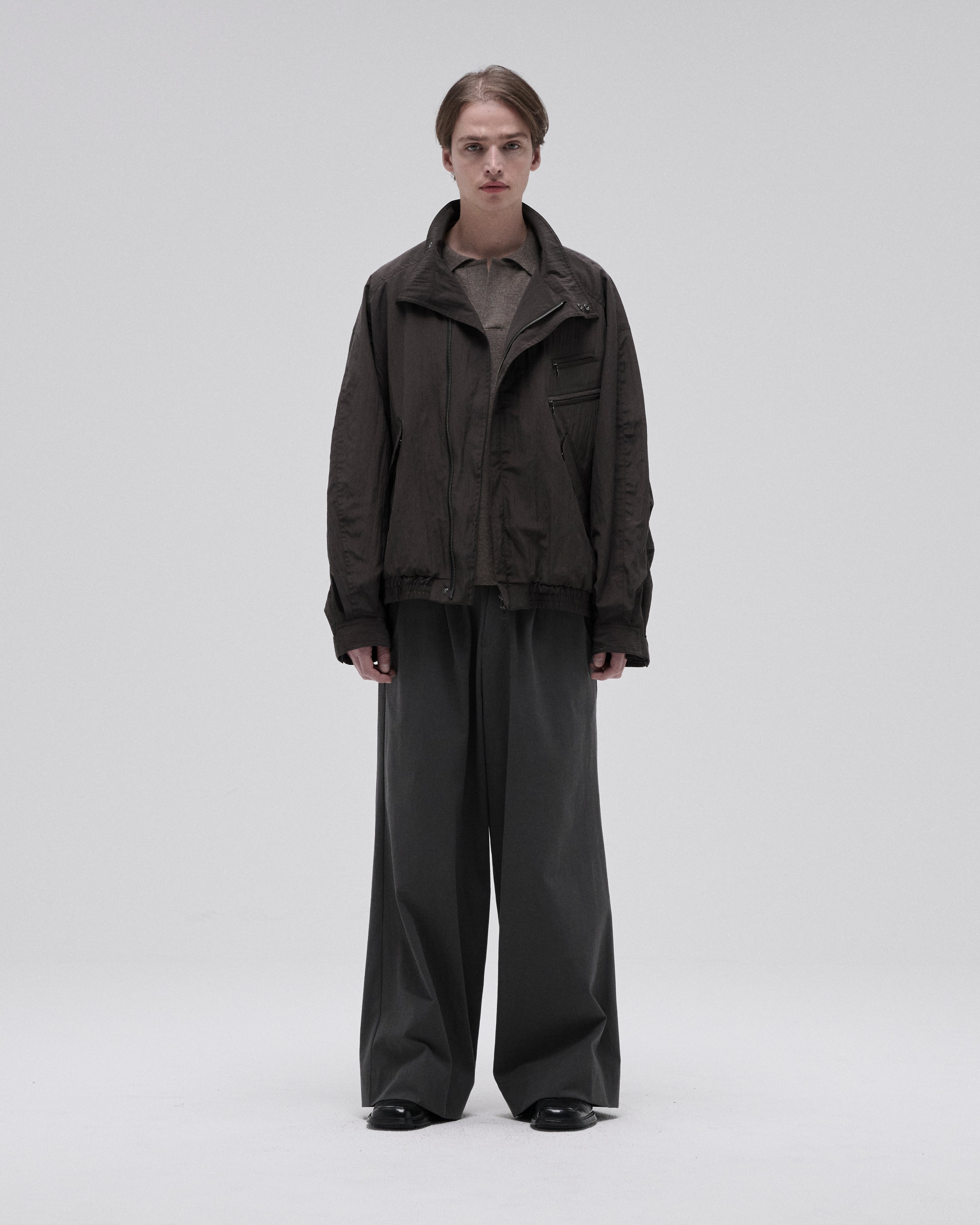 WOOL NYLON RIDERS BLOUSON