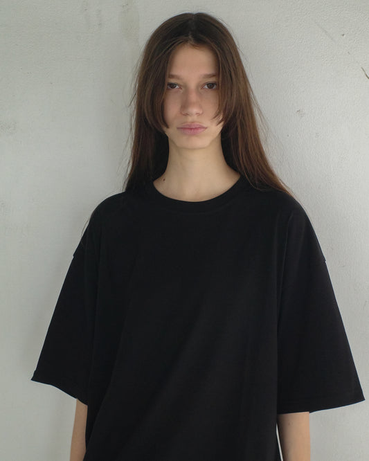 CP BLANK TEE - BLACK