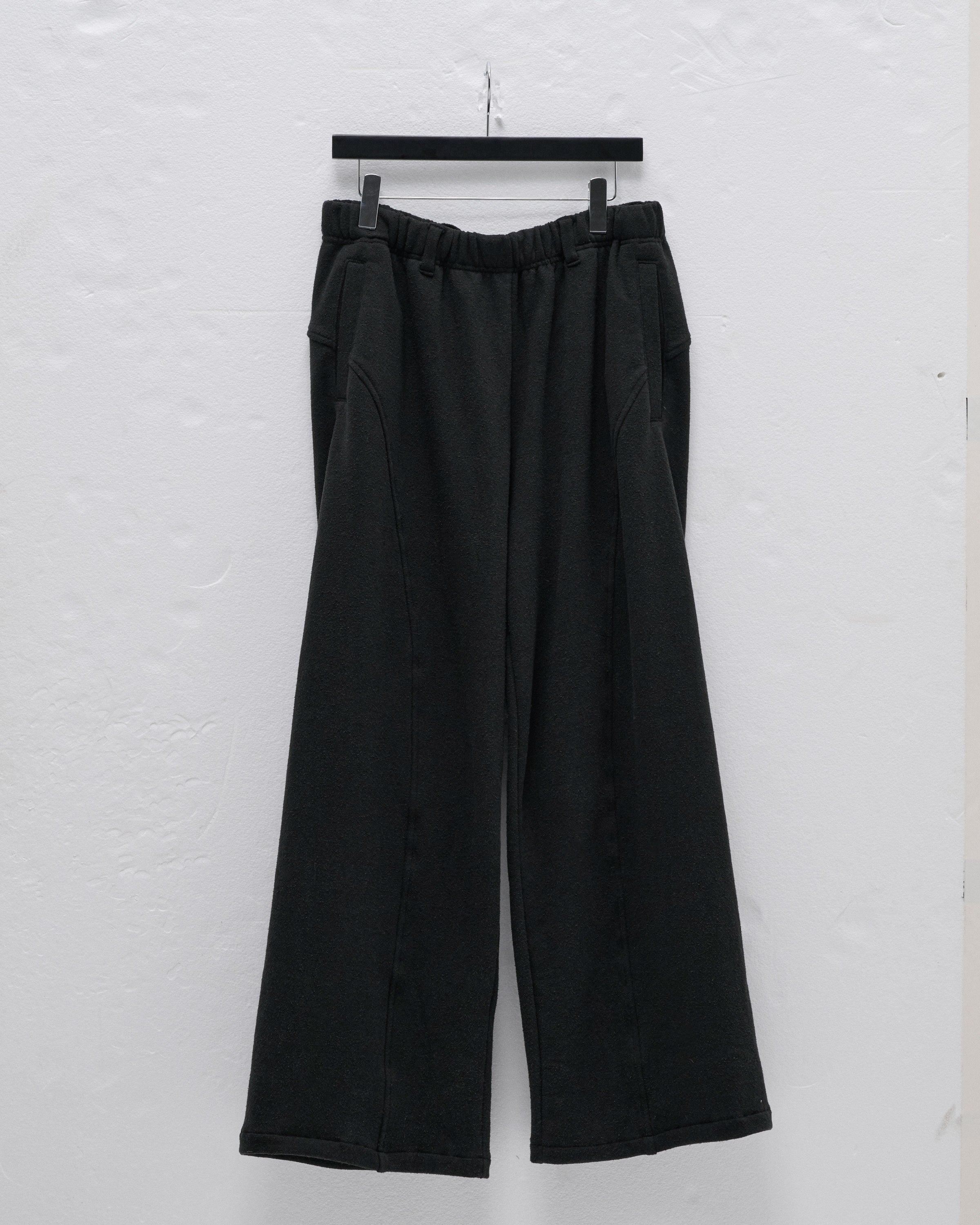 COTTON SILK SWEAT WIDE PANTS