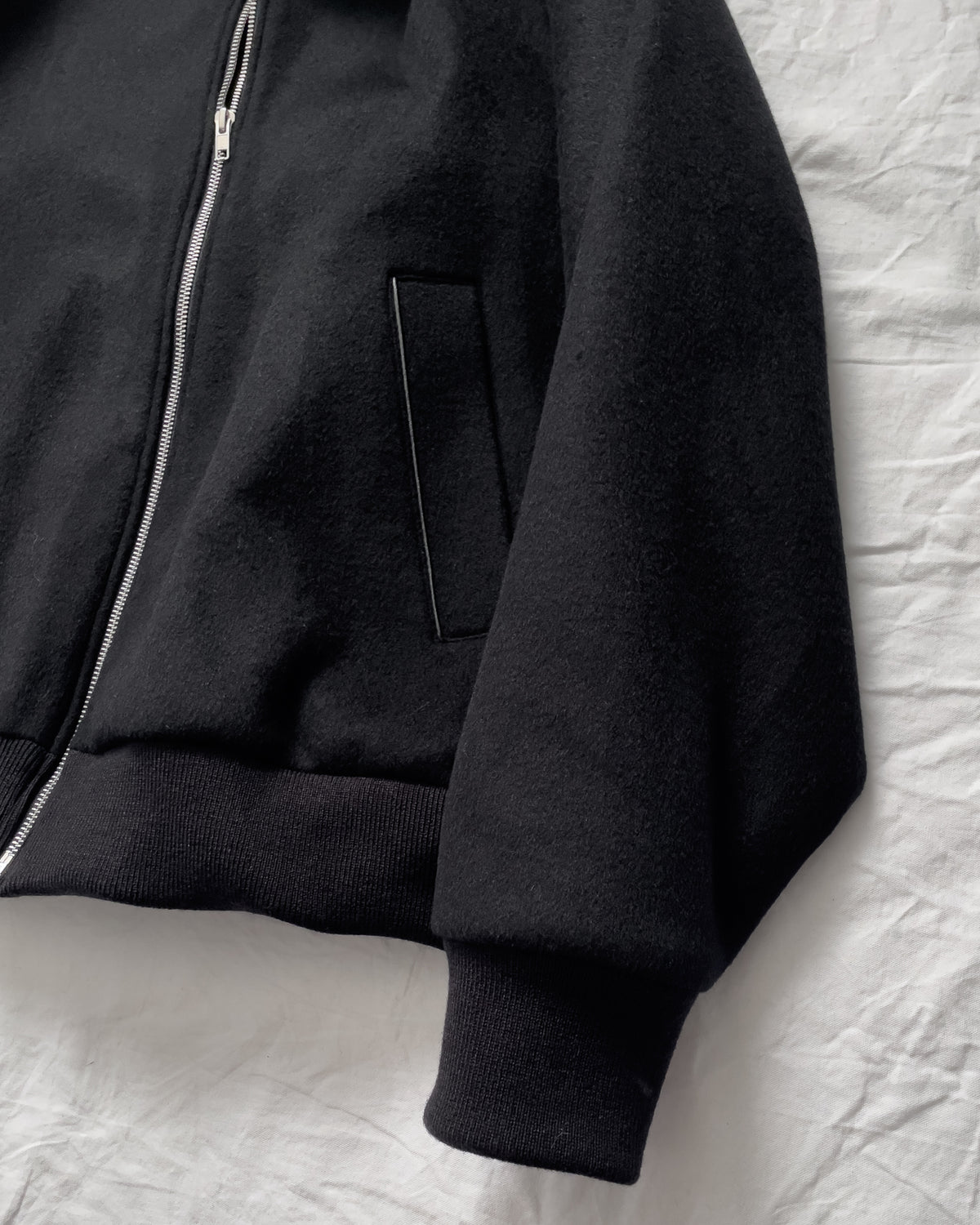 WOOL CASHMERE DRIVERS JACKET