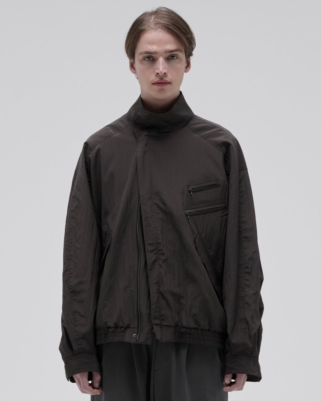 WOOL NYLON RIDERS BLOUSON