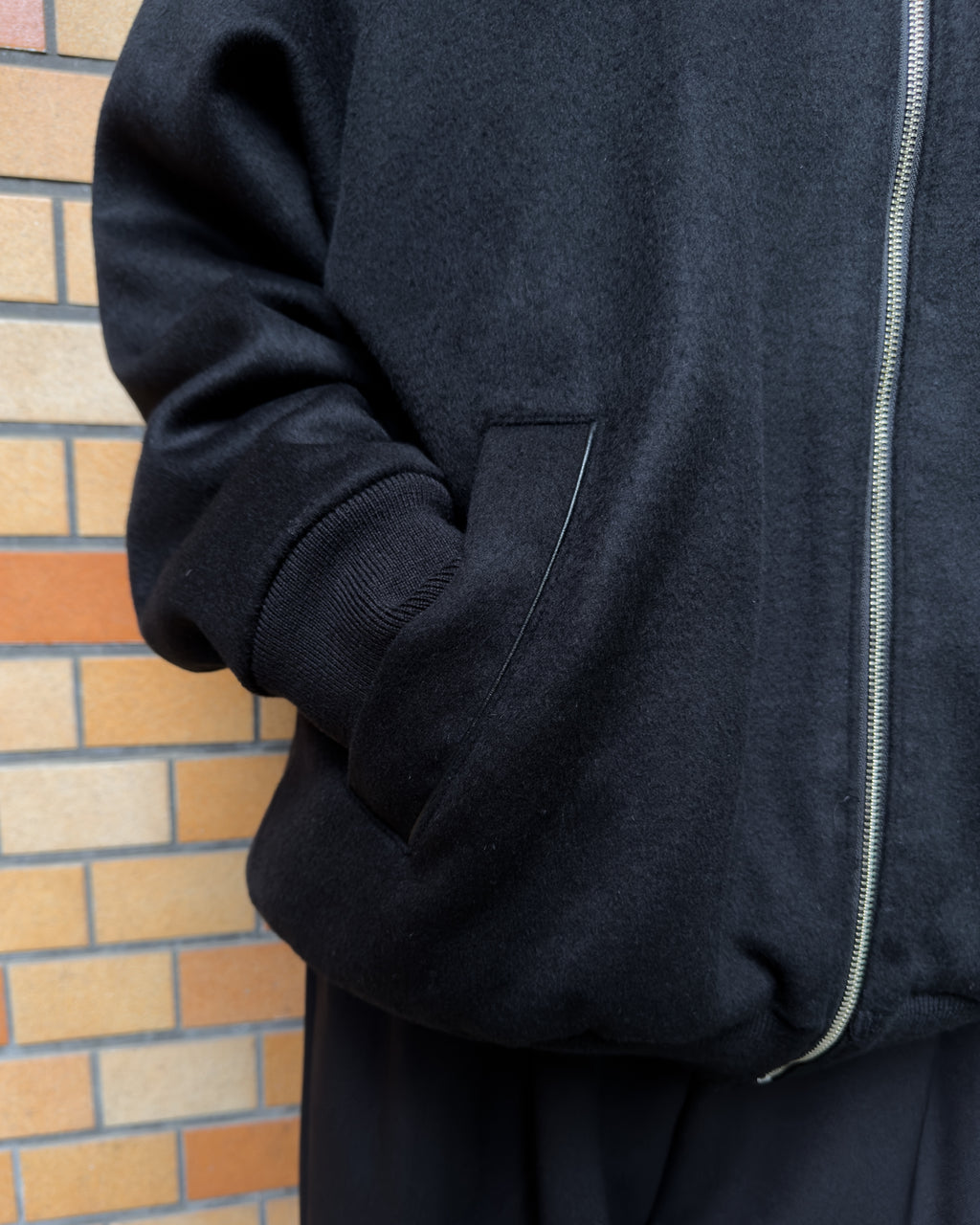 WOOL CASHMERE DRIVERS JACKET