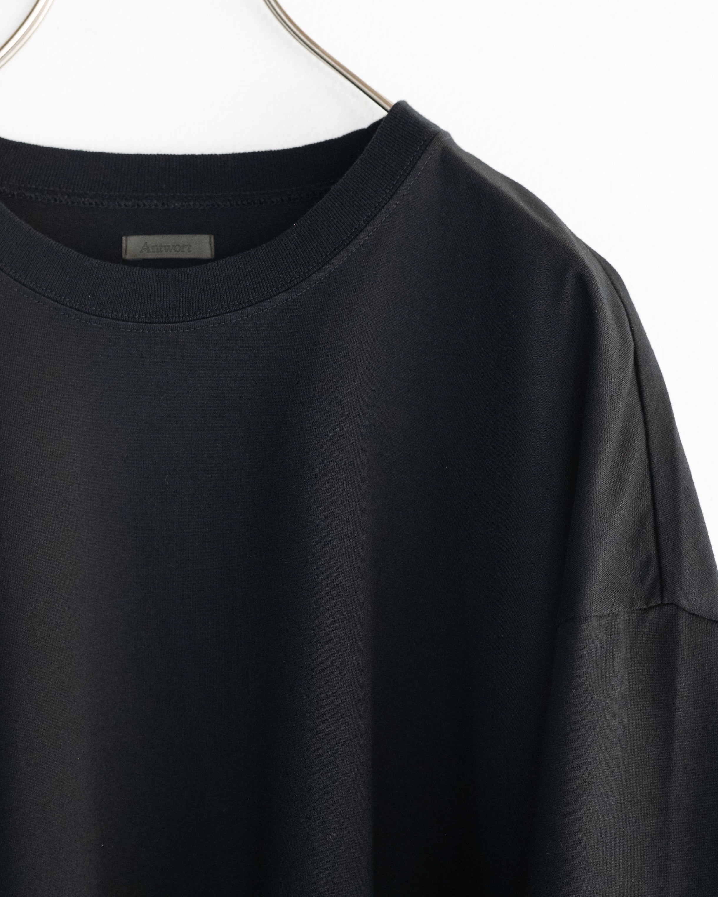 COTTON JERSEY S/S TEE - BLACK