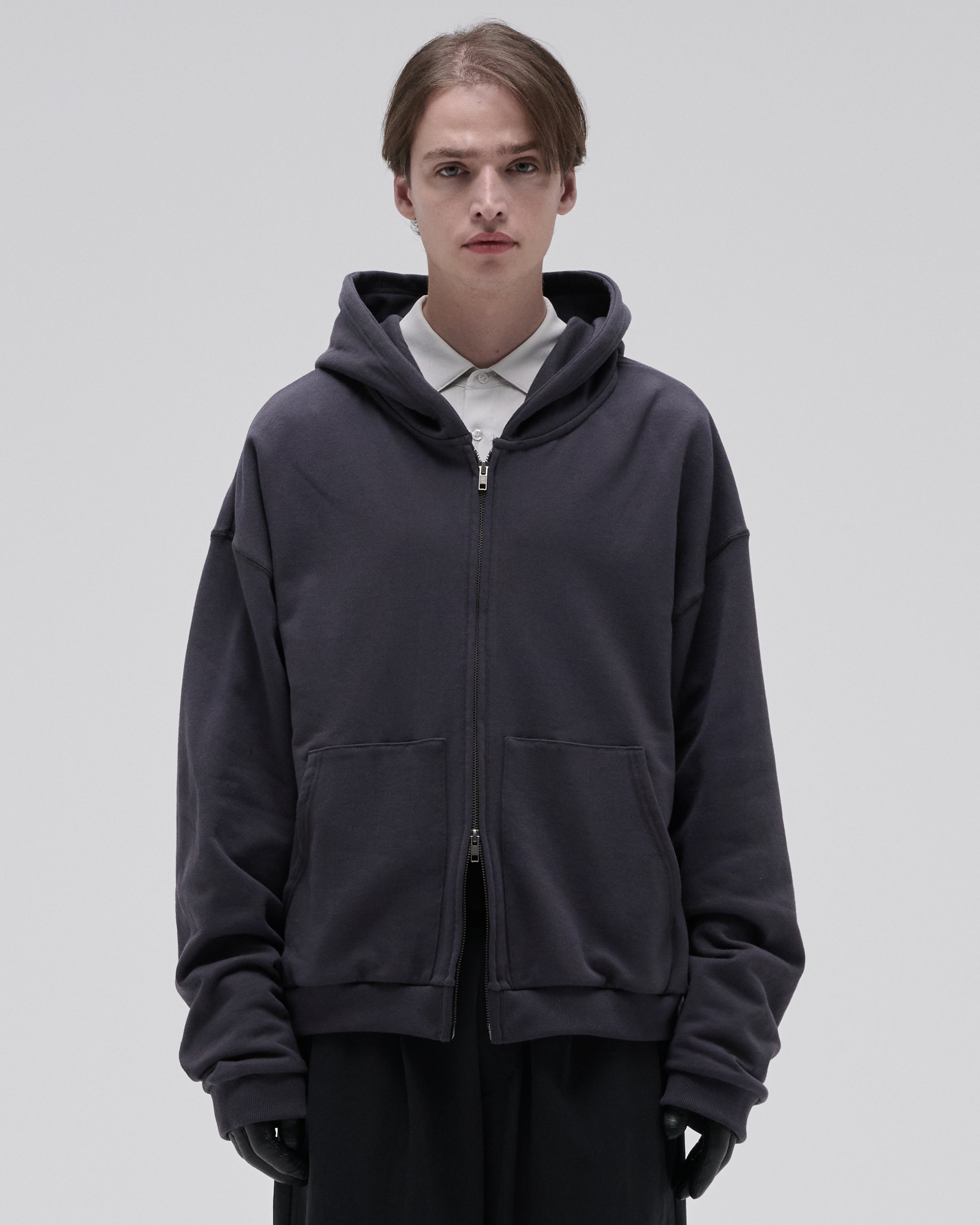 FADE SWEAT ZIP PARKA