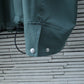 WOOL GABARDINE FLIGHT JACKET - SMOKY GREEN