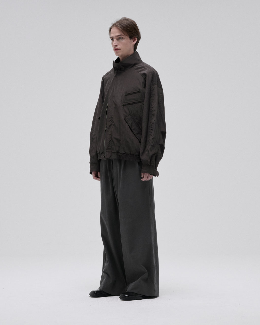 WOOL NYLON RIDERS BLOUSON