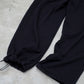 WIDE SWEAT TROUSERS - BLACK