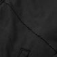 CUT OFF ZIP HOODIE - WASHED BLACK