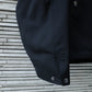 WOOL GABARDINE FLIGHT JACKET - BLACK