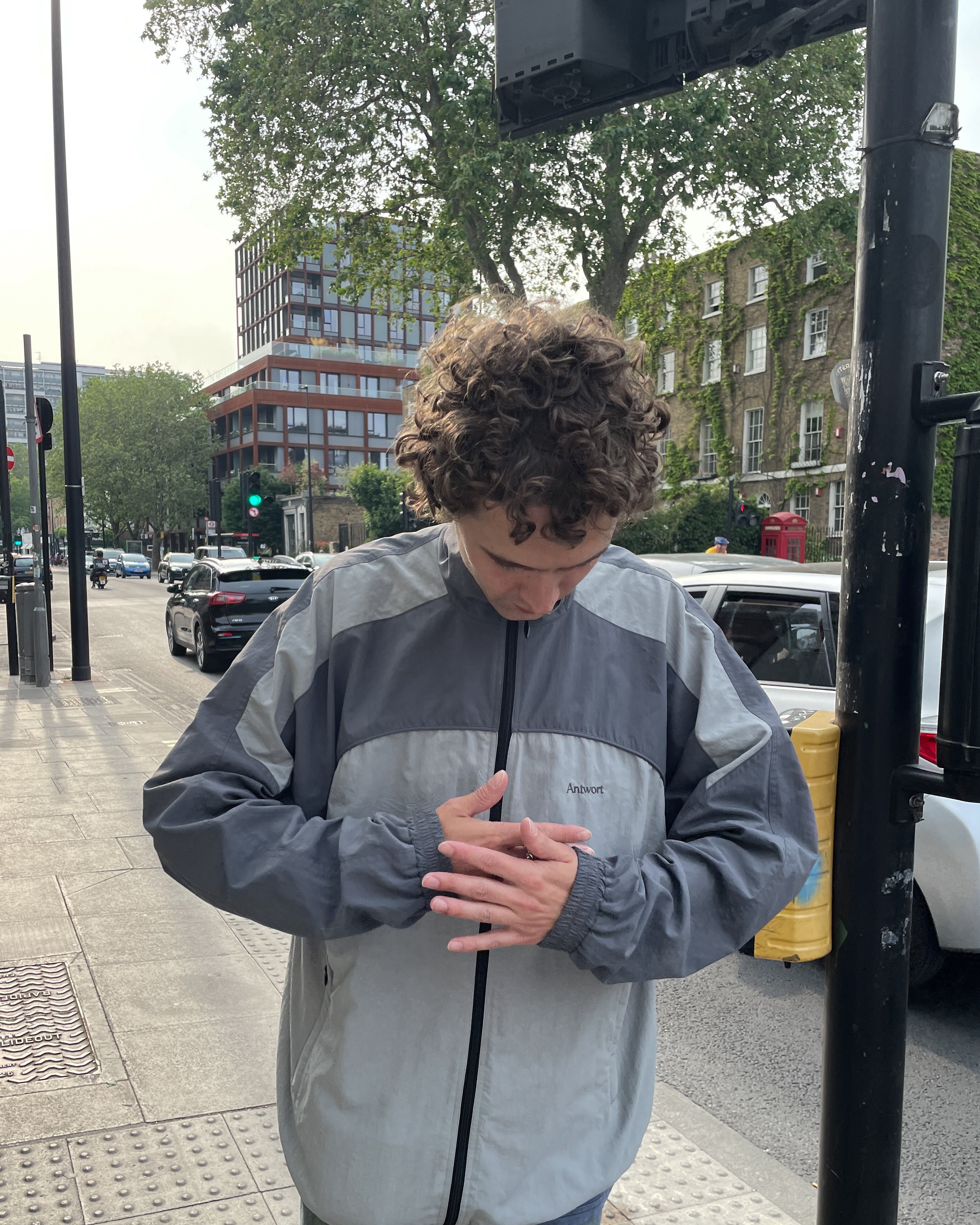 Antwort PANELED NYLON JACKET size 3 L XL