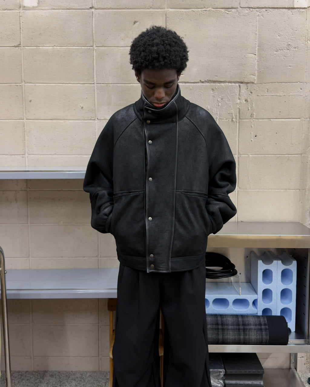 MERINO MOUTON JACKET