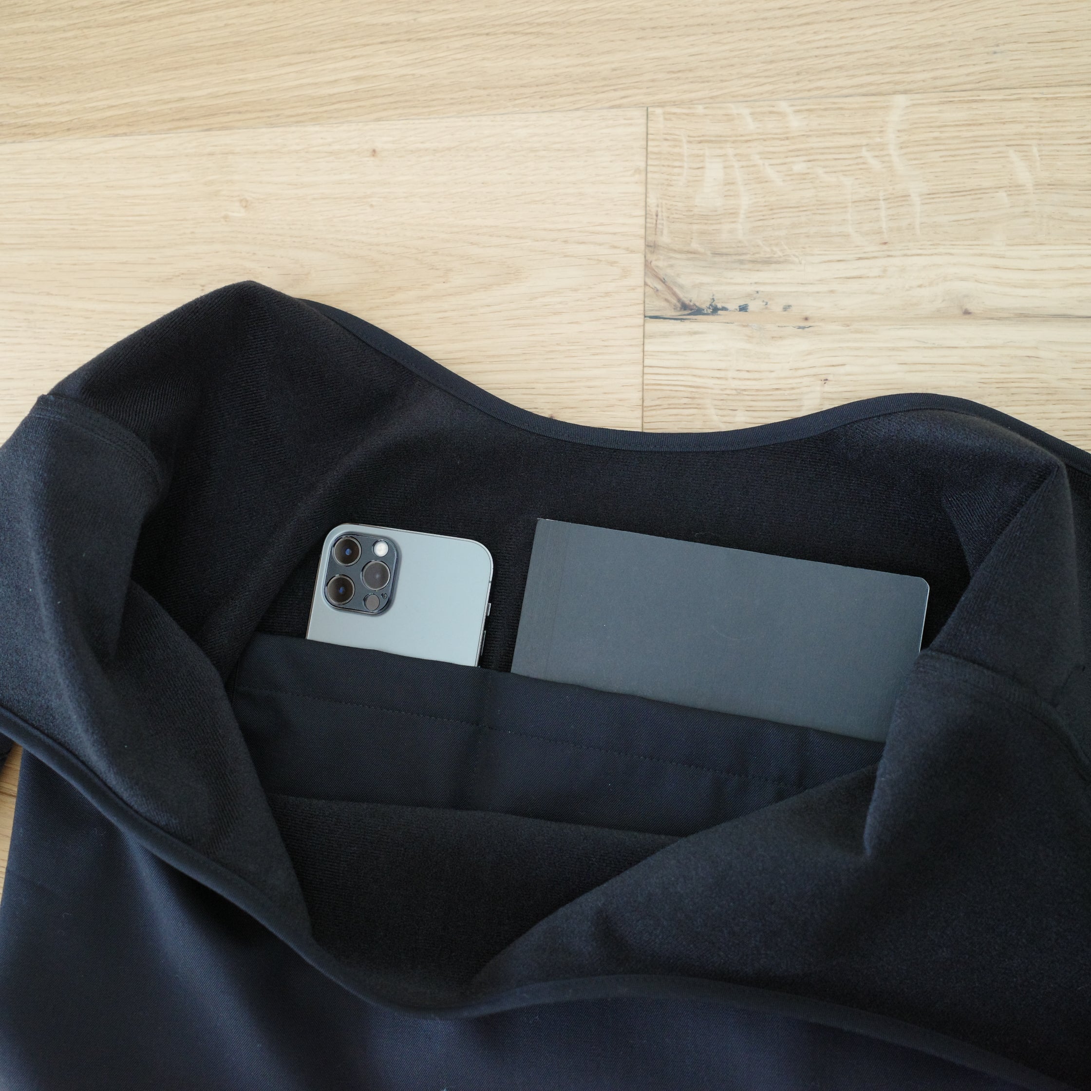 【Archive Sample】WOOL GABARDINE TOP KNOT BAG