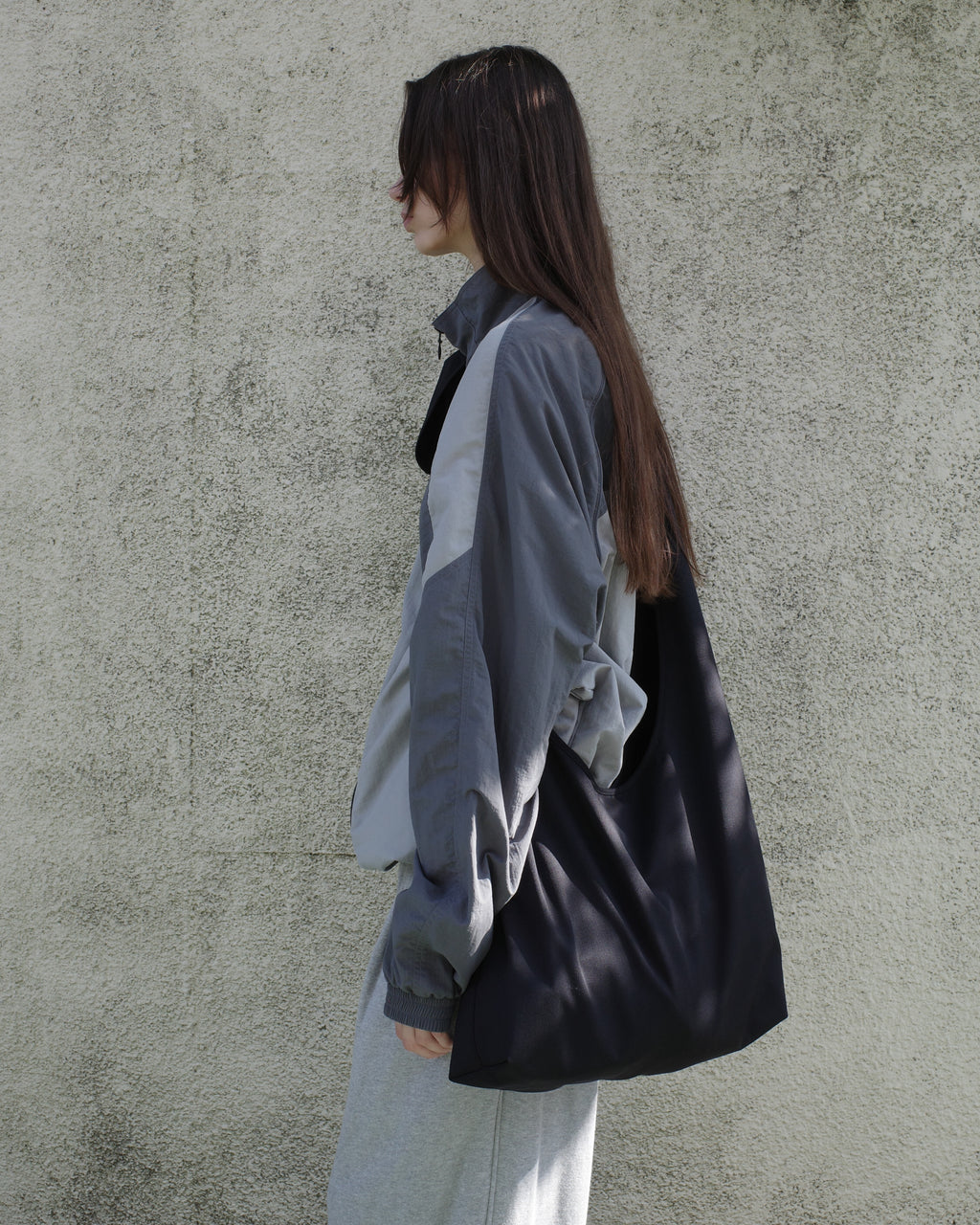 【Archive Sample】WOOL GABARDINE TOP KNOT BAG