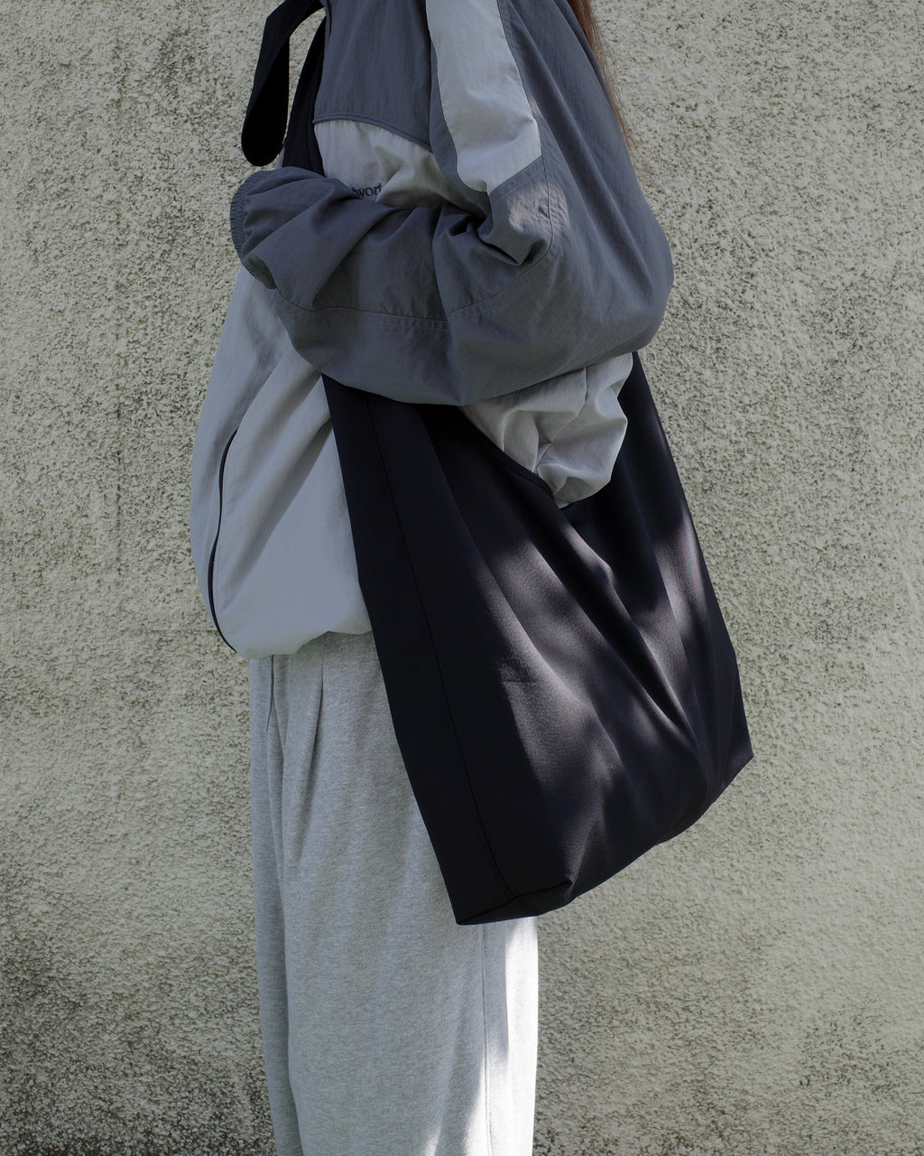 【Archive Sample】WOOL GABARDINE TOP KNOT BAG
